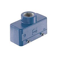 HARTING 19360161421 Headers & Wire Housings 16B EX Hood Top Entry, Double Lever, Low Construction, M25 (IECEx Intrinsically Safe - IEC EN 60079)