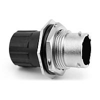 Amphenol SINE Systems RT072028PNHEC Connectors Receptacle, Jam Nut, 28 Position, Male, Shell Size 20, and End Cap with Individual Wire Sealing