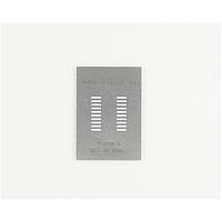 Chip Quik PA0008-S Sockets & Adapters SOIC-20 Stainless Steel Stencil
