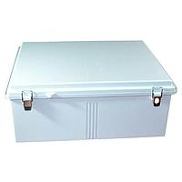 Bud Industries PTQ-11076 Hinged Cover PC+10% Fiberglass Box with Stainless Steel Latch (19.7 X 15.8 X 7.9 In)
