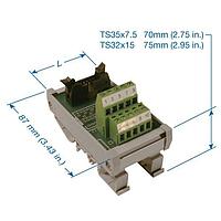 Altech 5702.3 Interface Modules DM8-S3 DIODE MODULE 8P 3A