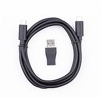 Mikroe MIKROE-3643 USB 3.1 Gen 1 USB-C to USB-C 2.0 cable with adapter to USB 3.0 type A Male