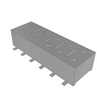 Samtec HLE-106-02-L-DV-BE Socket Cost-Effective Reliable Socket, .100" (2.54 mm) Pitch