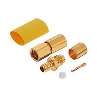 Radiall 7002-1571-019 Connectors SSMC / STRAIGHT PLUG FEMALE CRIMP TYPE FOR 2.6/50 D CABLE GOLD
