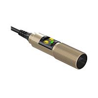 Banner Engineering M18-3VPFF200-Q5 Photoelectric Sensors M18-3 Series: Nickel-Plated Brass: Fixed Field; Range: 200 mm; Input 10-30 V dc; Outputs: Complementary PNP; 150 mm (6 in) 4-pin M12 PVC Pigtail QD