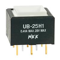 NKK Switches UB25SKG035D Pushbutton Switches ON(ON) SQUARE PC AMB LED BODY ONLY .4VA