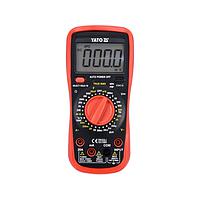 YATO YT-73083 Digital Multimeter (600VAC/DC, 20AAC/DC, True RMS)