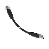 Banner Engineering IVURDM-QD-850 Sensor Cables / Actuator Cables Cordset: Double Ended M12; 8-pin Straight Female; 8-pin Straight Male Shielded; 15.2 m 8x24 Dark Green TPE Jacket; Nickel-Plated Brass Coupling Nuts