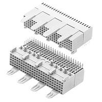 3M Electronic Solutions Division MP2-S090G-51P1-LR High Speed / Modular Connectors 90P 5R 2MM SCKT PRESS FIT W/CVR