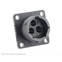 Eaton Souriau-Sunbank UTSX0142G1P Receptacles Square flange receptacle, without backshell, for 3 male contacts, IP68/69K