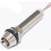 Mallory Sonalert FL1M-6CJ-1-Y2V Indicators LED YEL 6MM NUT 2VDC