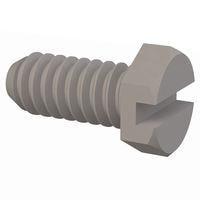 Essentra Components 010256X018 Hex Slotted Hex Slotted Screw, #2-56 Thread, 3/16 Lg