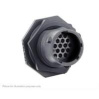 Eaton Souriau-Sunbank UTSX71419PX Receptacles Jam nut receptacle, without backshell, for 19 male contacts, IP68/69K, keying X