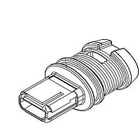 DEUTSCH - TE Connectivity D369-MR33-NS1 Connectors 3 WAY SHIELDED REC C YD369-MR33-NS10000