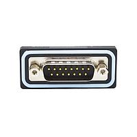 NorComp SDF-S15-103L011 Plug 15 pin solder cup M flash 4-40 int thrd