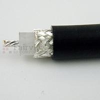 Fairviewmicrowave M17/75-RG214 Flexible Coax Cable Black PVC Jacket