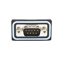 NorComp SDF-R09-113L461 Plug 9 pin R/A solder M FL 4-40 thrd brkt