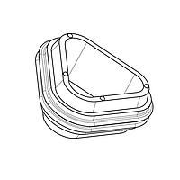 DEUTSCH - TE Connectivity 1010-062-0306 Accessories SEAL, INTF, 3P, RED-ORG, SL RET, DT