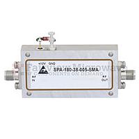 Fairview SPA-180-36-005-SMA 6 GHz to 18 GHz, Medium Power Broadband Amplifier with 500 mW, 36 dB Gain and SMA