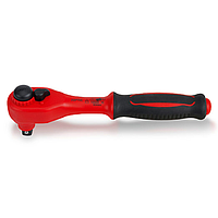 TOPTUL CHRI1220V4 VDE Insulated Reversible Ratchet Handle with Quick Release (3/8", 200mm)