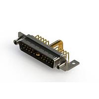 EDAC 629-21W1650-4TE Mixed Contact D-Sub Connectors Right-angle Power Combo D-Sub Connector