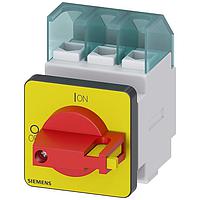 SIEMENS 3LD21220TK13 Rotary DISC SW 25A KNOB 4HOLE R/Y 3P
