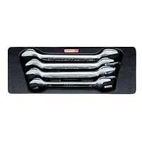 TOPTUL GAAT0406 Double Open End Wrench Set (4 pcs)