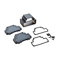 Bud Industries DMX-4778-B DIN Rail DIN Rail Extruded Aluminum Box 3.9 X 2.4 X 2.7"