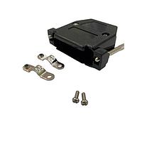 Adam Tech DA15-HD-PB-TS Two Piece Backshell D-SUB HOOD 15 WAY, BLACK THUMB S