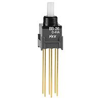 NKK Switches BB26AW Sealed DPDT ON-ON EXTENDED PC .4VA
