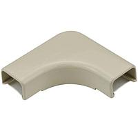 HellermannTyton TSR1I-25 Wire Ducting & Raceways Elbow Cover, 3/4", 1" Bend Radius, PVC, Ivory, 1/bag