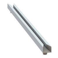Essentra Components 21CGS00550 Snap-In Card Guide, 5.5 in Length, Solid Leg