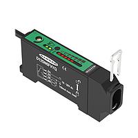 Banner Engineering D12SN6FVYQ Fiber Optic Sensors D12 Series: High Speed Glass Fiber Optic; Range: Depends on Fiber; Input: 10-30 V dc; Output: Complementary NPN; 150 mm (6 in) M8 Pigtail QD