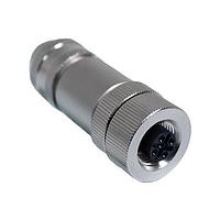 Mueller BU-12ZS34-PG7 M12 Field Wireable Connector M12 4 PIN F ST STL A CD PG7 FW