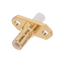 Radiall R114450000 Panel Receptacles SMB / ADJUST. 2 HOLE FLANGE JACK RECEPTACLE WITH CYLINDRICAL CONTACT