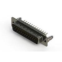 EDAC 627-M25-220-WT5 D-Sub Connectors - Standard Density Vertical Machined D-Sub Connectors