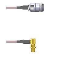 Amphenol Custom Cable Q-1V02Q000R008i RF Cable Assemblies N-SJ/SMA-RJB G316D 8I