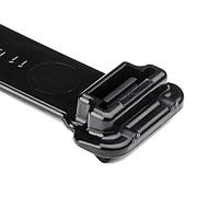 HellermannTyton 111-12302 Wide Strap WSR BLK IMHSUV 15.1WIDE STRAP