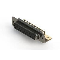 EDAC 622-M25-360-BT4 D-Sub Connectors - Standard Density EDAC Right Angle D-Sub Connector