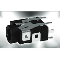 Kycon STX-3790-5N-577C Phone Connectors 3.5MM VERT MNT 3POLE 5P GRN W/O PLATE