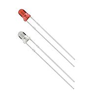 VCC LTH3MM12VFR4100 Single Color LEDs 3mm Thru Hole LED 625nm for 12VDC