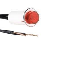 VCC 32R-2111 Incandescent Panel Mount Indicators Round PMI .5in. Neon 125V Wire Red