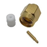 Radiall R125055000 Connectors SMA / STRAIGHT PLUG SOLDER TYPE CABLE .141