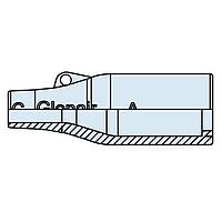 Glenair 770-003S306W1 Straight Boot, Lipped SHRNK BOOT,LIP STR