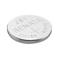 Renata 381.MP 0% HG Coin Cell Battery 1.55V 11.6x2.1mm 50mAh Multifunct Pk