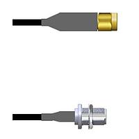 Amphenol Custom Cable Q-3G027000M011i RF Cable Assemblies SMA-SP/N-SJ LMR24 11I