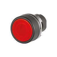 EAO 46-2234.11E0.000 Round Actuator, oe 22.3 mm, oe 29 mm, flush, illuminative, Red, Plastic, transparent, round, Black, Plastic, Maintained, IP65, IK03