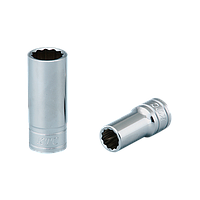 KTC B3M-24W 3/8"Sq. Semi-Deep Socket (12Pt.) (24mm)