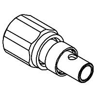 Radiall R112053000 Connectors SMC / STRAIGHT PLUG SOLDER TYPE CABLE .085