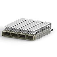 AMP Connectors - TE Connectivity 2170793-1 Cage Assemblies Cage Assembly QSFP28 1x4, 8LP
